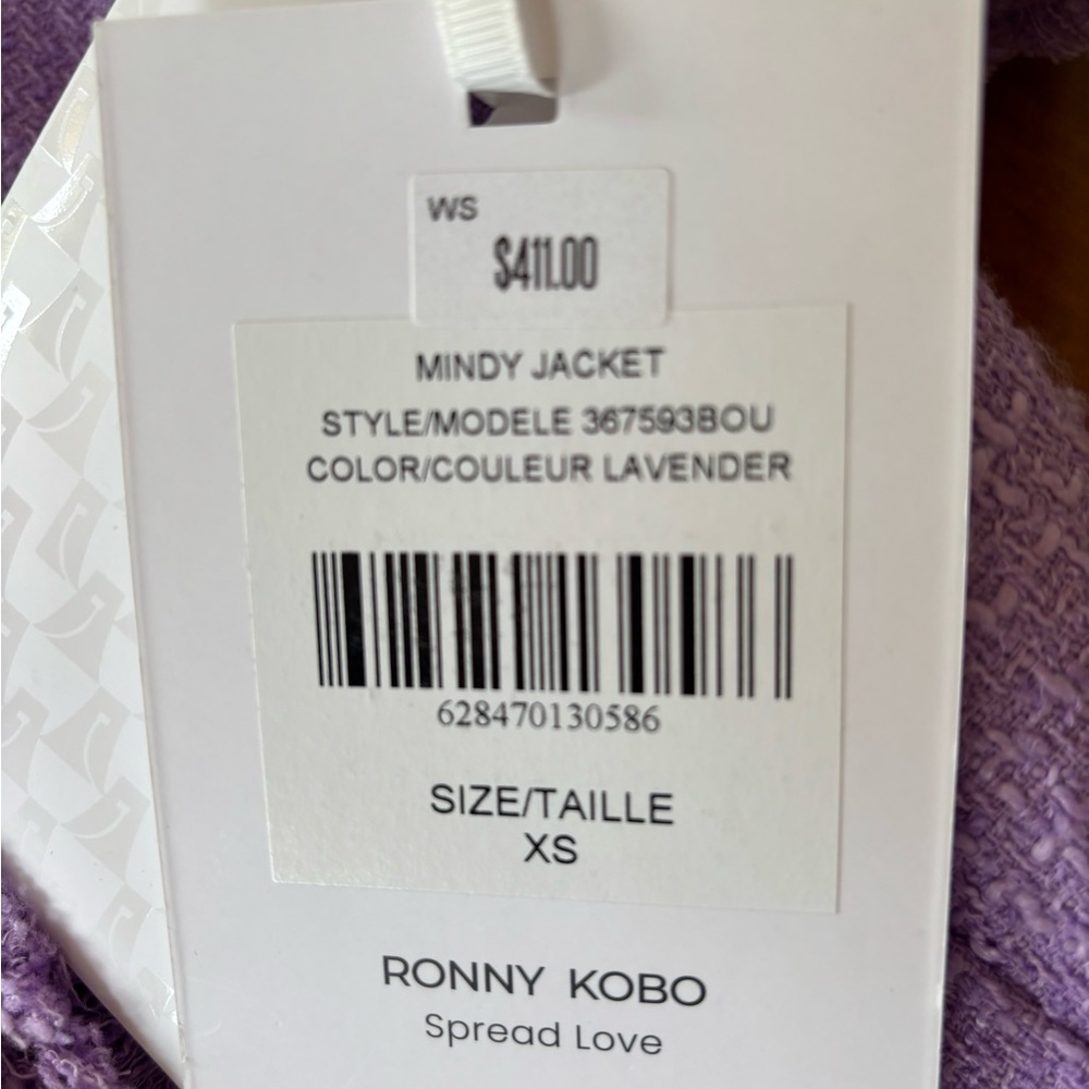 Ronny Kobo Collection Lilac Kids Blazer - Picture 6 of 6